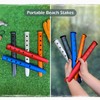 TRIWONDER U Shape Aluminum Alloy Lightweight Stake Pegs for Beach