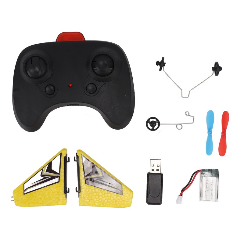 RC Aircraft Model Easy Assembly 100m Flying Height Collision Prevention