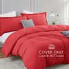 Hearth & Harbor Red Duvet Cover Full Size - 3