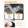 Triangle Corner Strong Suction Cup Drainer Net Holder Floating Garbage