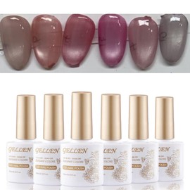 gel nail polish set pink
