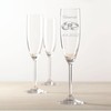 laser-diele 2 Leonardo Champagne Glasses with Engraving – Gift for