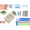 Dental Ortho Elastic Rubber Bands Mixed Colors 100 Pack Teeth