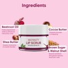 Aravi Organic Beetroot Lip Lightening Scrub Balm for Dark,Chapped &