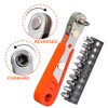 IKOPFLN Magnetic Ratchet Wrench, 110 mm 1/4 Inch Ratchet Reversible