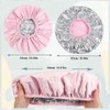 2PCS Deep Conditioning Heat Caps Waterproof Double Layer Hot Oil