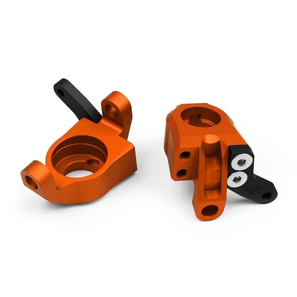 Vanquish Products Axial Wraith Steering Knuckles Orange Anodized