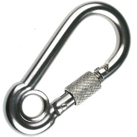 Help You Screw-In Lid Snap Hooks with Eye 100 Diameter 10 mm Arbo Stainless Steel