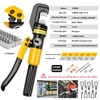 YUZES Hydraulic Crimping Tool and Cable Cutter, 12 AWG to