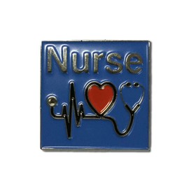 GBJUK NHS Nurse Butterfly Enamel Pin Badge, Metal