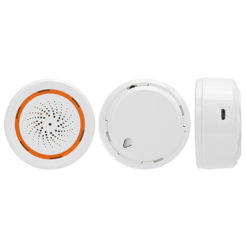 Smart Sensor for TUYA VoiceActivated Wireless AcoustoOptic Temperature Humidity 3