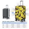 Lukbfall Cartoon Rubber Duck With Sunglasses Luggage Suitcase Covers Elastic