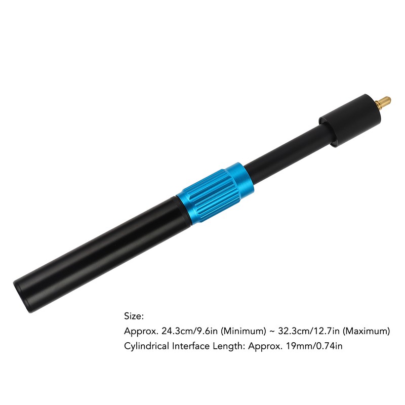 9 Inch Billiard Extension Cue Professional Aluminum Alloy Telescopic Snooker
