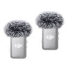 2-Pack Microphone Windscreen for DJI Mic 2 Transmitter (TX), Furry