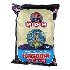 Peacock Kasoori Methi (dried Fenugreek Leaves) 3.5 Oz (100 grams) by MDH