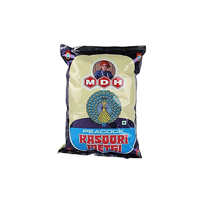 Peacock Kasoori Methi (dried Fenugreek Leaves) 3.5 Oz (100 grams)