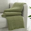 GINAMUSE Muslin Throw Blanket for Bed 100% Cotton Gauze Fall