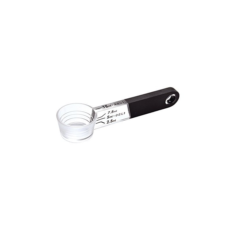PEARL METAL Softia Possible Measuring Spoon, Black C-3699