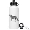 Azeeda 600ml 'Jaguar Stare' Reusable Water/Drinks Bottle (WT00085210)