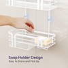SWTYMIKI Shower Caddy Hanging Organizer - Over the Door Shower