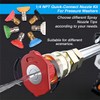 Foam Cannon Dual-Connector Accessory with 7 Sprayers for Pressure Washer