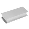 Stainless Steel Toothpick Holder Hollowed Out Rust Prevention Rectangle Toothpick