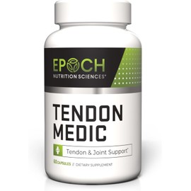 Tendon Medic Nutrition Supplement | Natural Dietary Supplement for Pain & Discomfort | Restore Your Tendons & Joints to Full Health & Strength | Exercise & Therapy Support | 60 Capsules