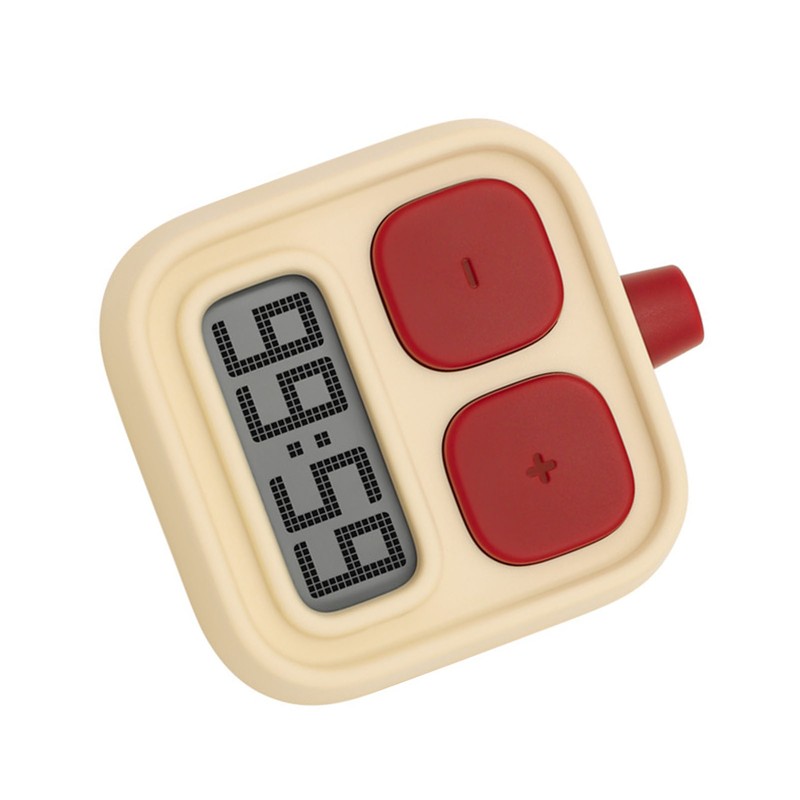 Digital Kitchen Timer LCD Display Robot Shaped Portable Countdown Timer