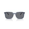 Coach 0HC8411U TRANSPARENT BLUE 55 Sunglasses, Transparent blue, 55
