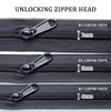 GNALIA Pack of 12 Zip Replacement Removable Zip Pullers for