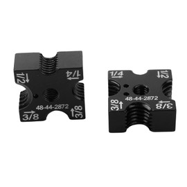 48-44-2872 Brushless Threaded Rod Cutter for Milwau-kee 2872-20, 2872-21 M-18, With 4-Sided Rotatable Cutter & Size Markings，1/4 Inch - 3/8 Inch -1/2 Inch Mutli-Size Replacement Cutting Die Set