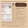 KOS KOS Organic Plant Based Protein Powder, Chocolate Peanut Butter