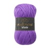 Wollbiene Viola Knitting Wool Plain 100 g Premium Knitting Wool
