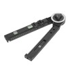 Woodworking Protractor Tool with Spirit Level Gauge Angle Finder Protractor