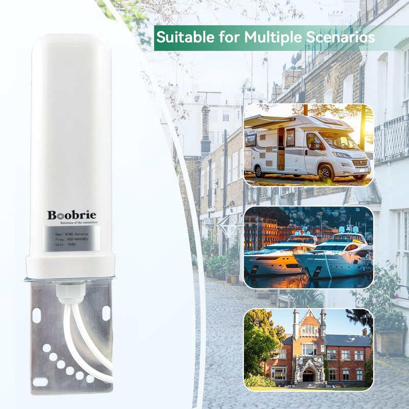 Boobrie 2x2 MIMO 4G LTE 5G Antenna High Gain 10dBi