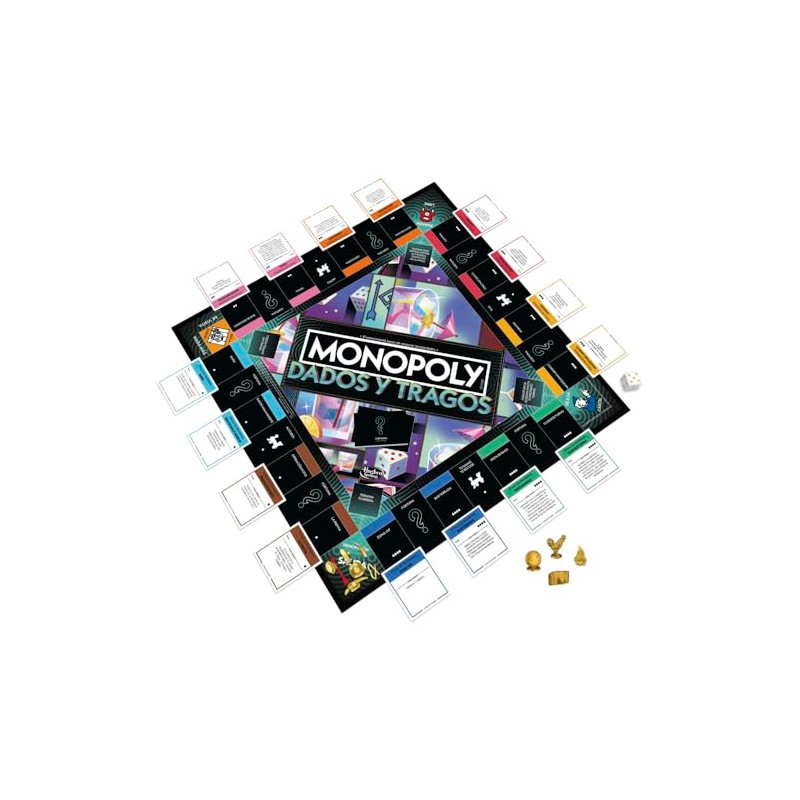 Monopoly Juego de Mesa Tragos y Dados