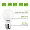YukiHalu A15 LED Light Bulbs, 60W Equivalent, E26 Base, 2700K/3000K/5000K