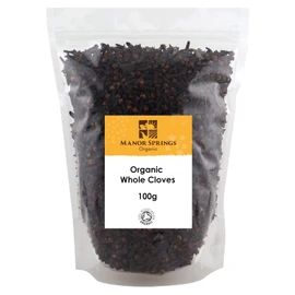 Organic Whole Cloves 100g by Manor Springs Organic