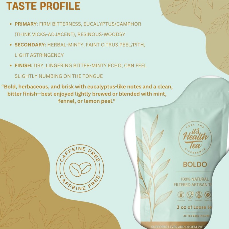 Boldo Herbal Tea — Traditionally Used for Digestive Comfort &