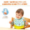COMBI Combi Baby Label Oil Dropping Apron, Shirokuma (Blue) For