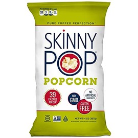 Original Skinny Pop, All Natural Popcorn Gluten FREE - NON GMO 14 oz