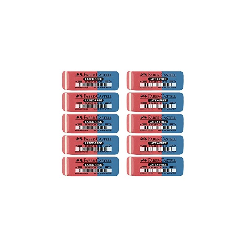 Faber-Castell 187040 latex-free eraser, for ink and lead, 7070-40