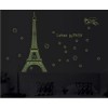 DaraBaby Vinil Decorativo Torre Eifel París Florecente Sala Estancia