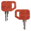 APUK 2x Ignition Key Replacement for John Deere Commercial Dozer