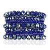 RIAH FASHION Bohemian Multi-Layer Beaded Stacking Statement Bracelets - Versatile