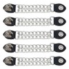 SUPERFINDINGS 5-Piece Motorcycle Vest Extender 7 Inch Biker Vest Extender
