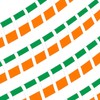 HIXNUG 2Pcs Irish Flag Bunting Rectangular Double Sided Irish Bunting