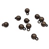 Brass Coloured Ball Buttons Small Metal Buttons Mini Ball Eyelet