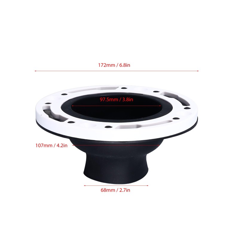 Universal Toilet Flange Repair Kit, Easy Installation, Perfect Sealing for