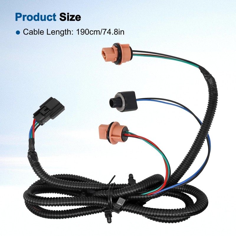 Panwarmoll 23295978 Driver Side Tail Light Lamp Wiring Harness Fit
